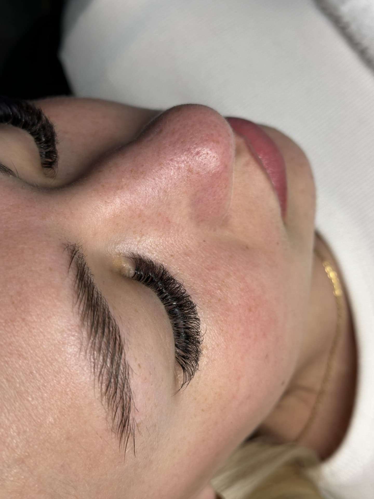 Wimpernverlängerung Closeup